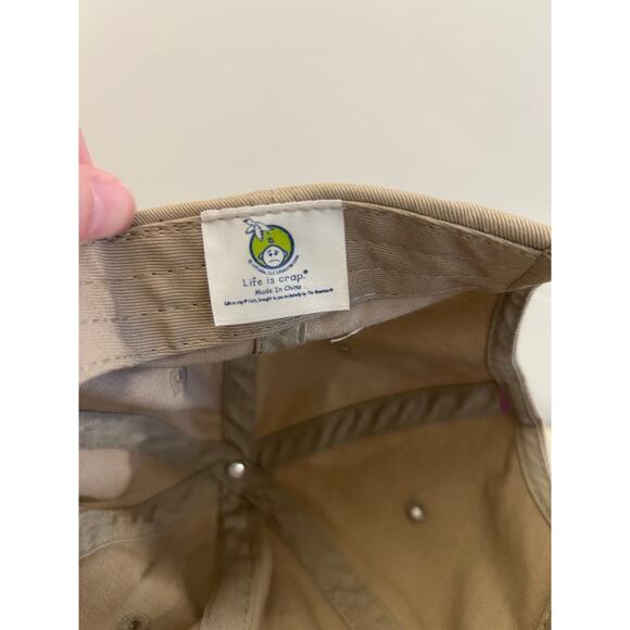 Life is Crap Unisex Baseball Cap Hat Driving Speeding Adjustable Back Gag Gift - Picture 5 of 7